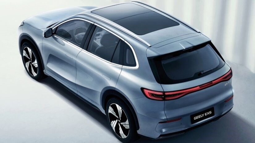 Geely EX5 chega ao Brasil em julho para competir com SUVs elétricos