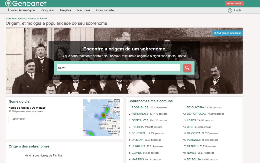 Quer saber de onde vem seu sobrenome? Faça isso online e de graça