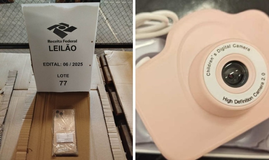 Leilão da Receita tem iPhones por R$ 800, PlayStation 5 por R$ 1 mil e carros a partir de R$ 4 mil