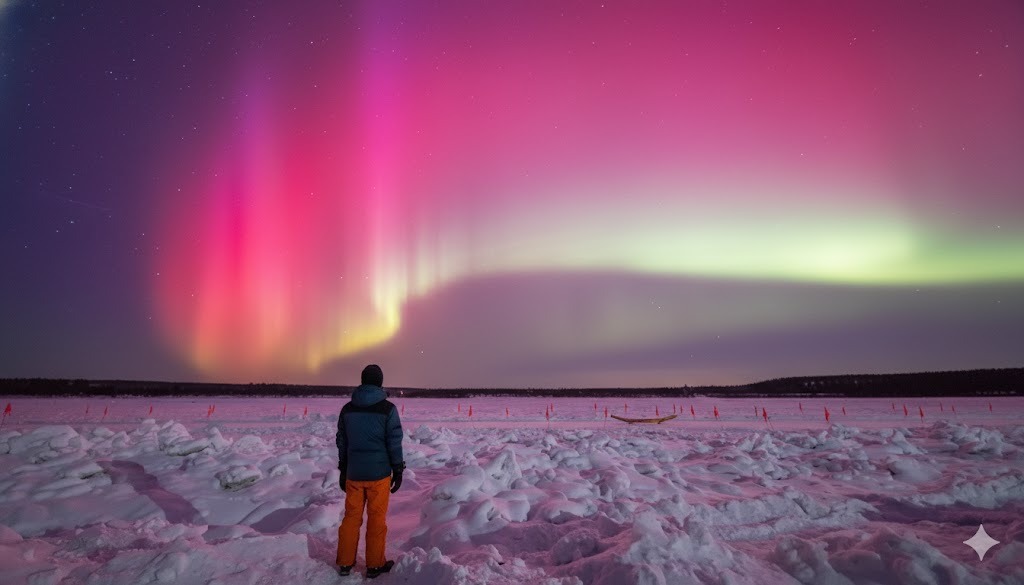 Fenômeno raro leva aurora boreau até regiões tropicais em espetáculo histórico